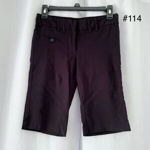 Star City Solid Black Bermuda Dress Shorts Women's Size 3